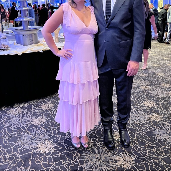 Light Pink Tiered Dress - Picture 3 of 7